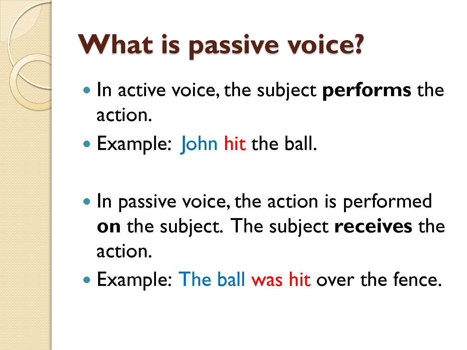 Passive Voice Ingles Campus Virtual ORT